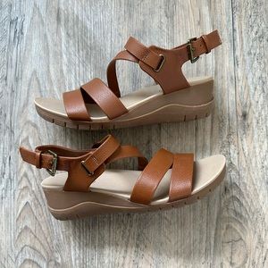 Baretraps strappy sandals with a 2 inch wedge heel